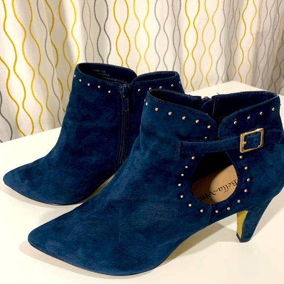 Bella Vita Shoes - Blue Swade Pointy Booties